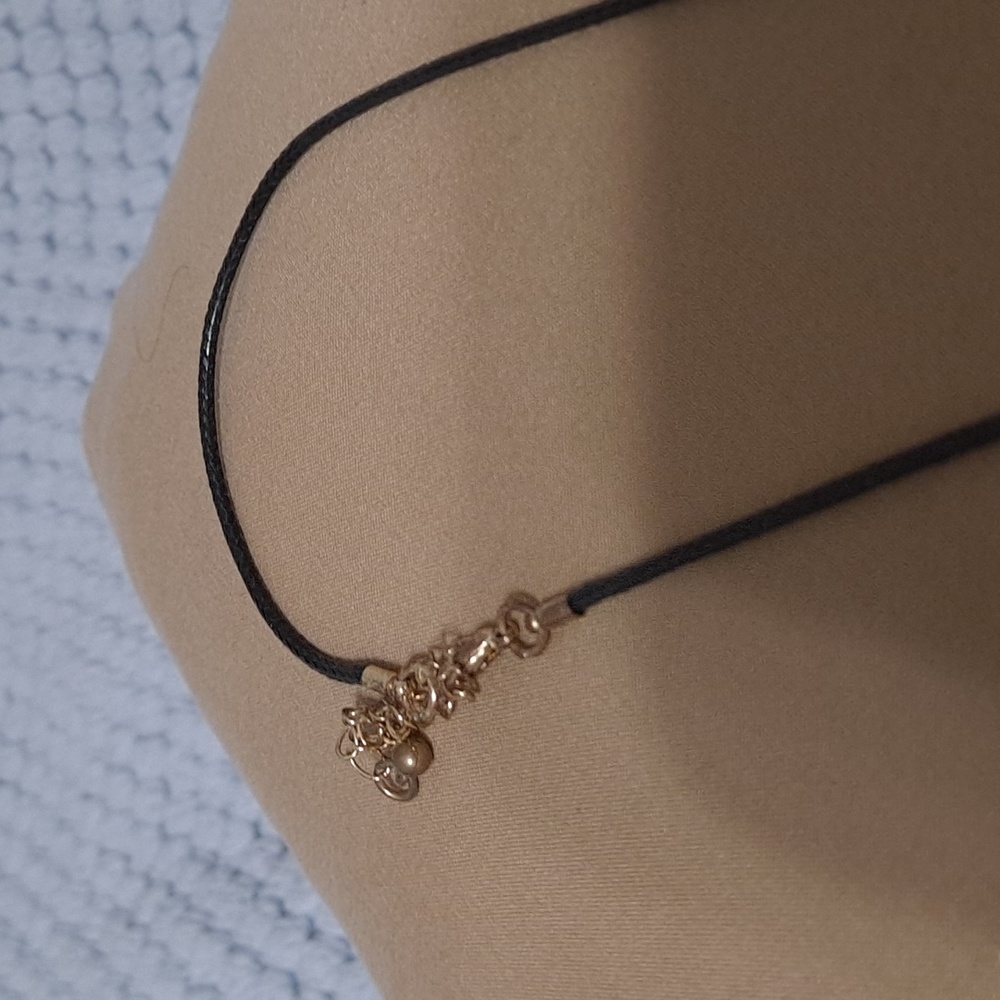 Statement Hammered Circle Necklace. - image 5